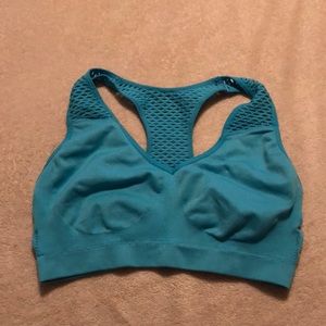 Blue Fruit of the Loom Sports Bra